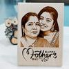 GFTBX Mothers Day Personalized Engraved Wooden Rectangular Tabletop Photo Plaque - Gift By Daughter Or Son (5 X 4 Inches, Brown) view 4