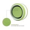 sakoraware BPA Free Food Grade Silicone Collapsible Portable Tea Coffee Water Thermos Travel Mug Cup Gifts Heat Insulated for Hot and Cold, Foldable Cup with Lid, 350ML, Random Color view 4