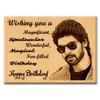 GFTBX 'Happy Birthday' Personalized Engraved Rectangular Wooden Photo Plaque Gift For Brother|Men|Boys|Boyfriend (5 X 4 Inches, Brown)(Tabletop) view 1