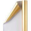 MM WILL CARE - WE WILL CARE YOUR PRODUCTS Matte Gold Wrapping Paper Roll, 20 Inch X 10 m) - 20 Inch X 10 Meter view 1