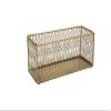 Gold Wire Cutlery holder basket for storage and organizing Kitchen and Bathroom Multi-Purpose for pleasant visual effect Metal & Gold finish for strong high durability. view 2