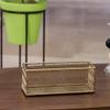 Gold Wire Cutlery holder basket for storage and organizing Kitchen and Bathroom Multi-Purpose for pleasant visual effect Metal & Gold finish for strong high durability. view 4