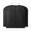 G. Non-Woven Durable Foldable Men's Suit Blazer Coat Cover. Breathable Standard Fabric Dustproof Coat Shirt Organiser Bag With Zipper 40 Inch (Black) Pack of 3 view 1