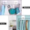 HOKIPO Magic Sticker Series Self Adhesive Stainless Steel 6 Hook Rail - 5KG Load Capacity (Model-AR3164) view 3