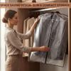 Srajanaa Transparent Men's Blazer Coat Suit Bag Covers | Breathable Fold-Over Dustproof Garment Storage Bags | Durable Plastic Design for Suits & Jackets | Set of 2 | Height-36 inch view 4
