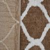 AEROHAVEN Glorious Super Soft Microfiber Designer Anti Slip Bathmat - BM - 14 (Coffee, 20" x 32" OR 50 cm x 80 cm) view 3