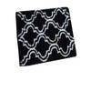 AEROHAVEN 100% Cotton Glorious Super Soft Moroccan Designer Anti Slip Bathmat - BM-17 (Black, 50 cm x 80 cm) view 2