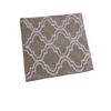 AEROHAVEN 100% Cotton Glorious Super Soft Moroccan Designer Anti Slip Bathmat - BM-17 (Brown, 50 cm x 80 cm) view 2