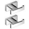 SL Elegant Brass Robe Hook | Coat Hook with Chrome Finish and Wall Mounted (Pack of 2) view 1