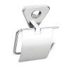 PROMIXO Heavy Duty Stainless Steel (Pack of 1) Pramid Taildet Paper Holder with Chrome Finish for Home and Bathroom. view 1