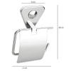 PROMIXO Heavy Duty Stainless Steel (Pack of 1) Pramid Taildet Paper Holder with Chrome Finish for Home and Bathroom. view 2