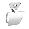PROMIXO Heavy Duty Stainless Steel (Pack of 1) Pramid Taildet Paper Holder with Chrome Finish for Home and Bathroom. view 3