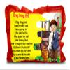 Kesar Enterprises Micro Front & Velvet Back Pillow Cushion for Boy & Girl (Rectangle Shape) - 14 x 20-inches Style 83 view 1