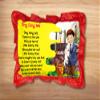 Kesar Enterprises Micro Front & Velvet Back Pillow Cushion for Boy & Girl (Rectangle Shape) - 14 x 20-inches Style 83 view 2