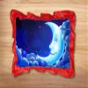 Kesar Enterprises Micro Front & Velvet Back Pillow Cushion for Boy & Girl (Multicolour, 14 x 20-inches) view 2
