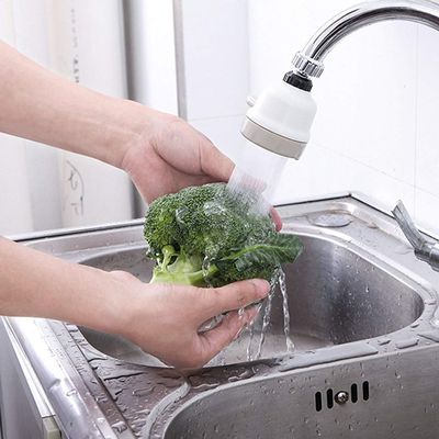 Tilak Venture 360 Degree Rotating Water-Saving Sprinkler, Faucet Aerator, 3-Gear Adjustable Head Nozzle Splash-Proof Filter Extender Sprayer for Kitchen, Bathroom