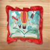 Kesar Enterprises Micro Front & Velvet Back Pillow Cushion for Boy & Girl (Rectangle Shape) - 14 x 20-inches Style 146 view 2