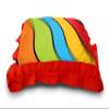 Kesar Enterprises Micro Front & Velvet Back Pillow Cushion for Boy & Girl (Rectangle Shape) - 14 x 20-inches Style 125 view 3
