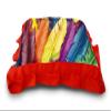 Kesar Enterprises Micro Front & Velvet Back Pillow Cushion for Boy & Girl (Rectangle Shape) - 14 x 20-inches Style 5 view 3
