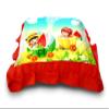 Kesar Enterprises Micro Front & Velvet Back Pillow Cushion for Boy & Girl (Rectangle Shape) - 14 x 20-inches Style 50 view 3