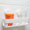 HEMJEX Plastic Bathroom Storage Shelf Organization with Rack Basket with Self Stick for Shampoo; Conditioner and Soap view 2