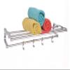 Fortune Stainless Steel Towel Rack with Towel Rod and Sliding Hooks for Bathroom Chrome Plated Towel Holder Size (18 INCH) view 1