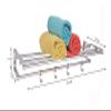 Fortune Stainless Steel Towel Rack with Towel Rod and Sliding Hooks for Bathroom Chrome Plated Towel Holder Size (18 INCH) view 2