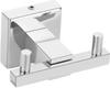 PROMIXO Heavy Duty Stainless Steel (Pack of 2) Matrix Robe Hook with Chrome Finish for Bathroom and Home Improvement. view 1