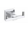 PROMIXO Heavy Duty Stainless Steel (Pack of 2) Matrix Robe Hook with Chrome Finish for Bathroom and Home Improvement. view 3