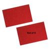 Viihaa PVC Cushion Dirt Rub Off Mesh Entrance Doormat | Foot Mat with Anti-Slip Rubber Backing | Door Mat for Home, Bedroom, Bathroom, Offices, Restaurants, Hospitals & Shops (Set of 2) (Red, 16x24) view 1