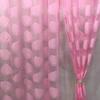 Homefab India Sheer Long Door Curtain - Semi Transparent Curtain (9ft, Pink) -1 Piece view 1