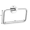 NISHAAR Stainless Steel Towel Ring | Napkin Ring | Modern Bath Towel Stand | Towel Holder | Towel Hanger with Chrome Finish -SQR view 2