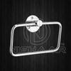 NISHAAR Stainless Steel Towel Ring | Napkin Ring | Modern Bath Towel Stand | Towel Holder | Towel Hanger with Chrome Finish -SQR view 3