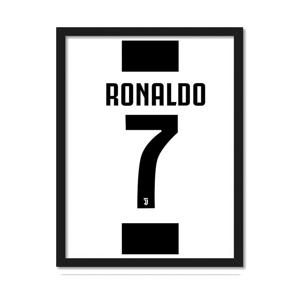 Good Hope - Ronaldo Framed Poster For Room & Office (10 Inch X 13 Inch, Framed) Footballers frame posters, football Player Motivational photo frames, Players Posters for wall decor, bedroom, dining hall, Livingroom, sports room, boys & men rooms deco
