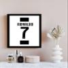Good Hope - Ronaldo Framed Poster For Room & Office (10 Inch X 13 Inch, Framed) Footballers frame posters, football Player Motivational photo frames, Players Posters for wall decor, bedroom, dining hall, Livingroom, sports room, boys & men rooms deco view 2