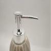 TOTO DEALS Premium Design Sand Stone Liquid Soap Dispenser (1 Piece) (Material: Stone, Capacity: 350ml) view 2