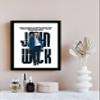 Good Hope John Wick Movie Framed Poster 10x13 Inch  Keanu Reeves Wall Art for Home Office Decor, Action Movie, Gift for Fans, Gun Fu Film, Print for bedroom living room hostel room decor home office view 3