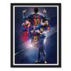 Good Hope Lionel Messi Framed Poster 10x13 Inch  Soccer Star Wall Art for Bedroom, Football Legend Decor, Gift for Fans, Boys, Men, Sports Room, Messi PSG 30 Print, Man Utd Jersey Frame Posters, Players Photo frames view 1