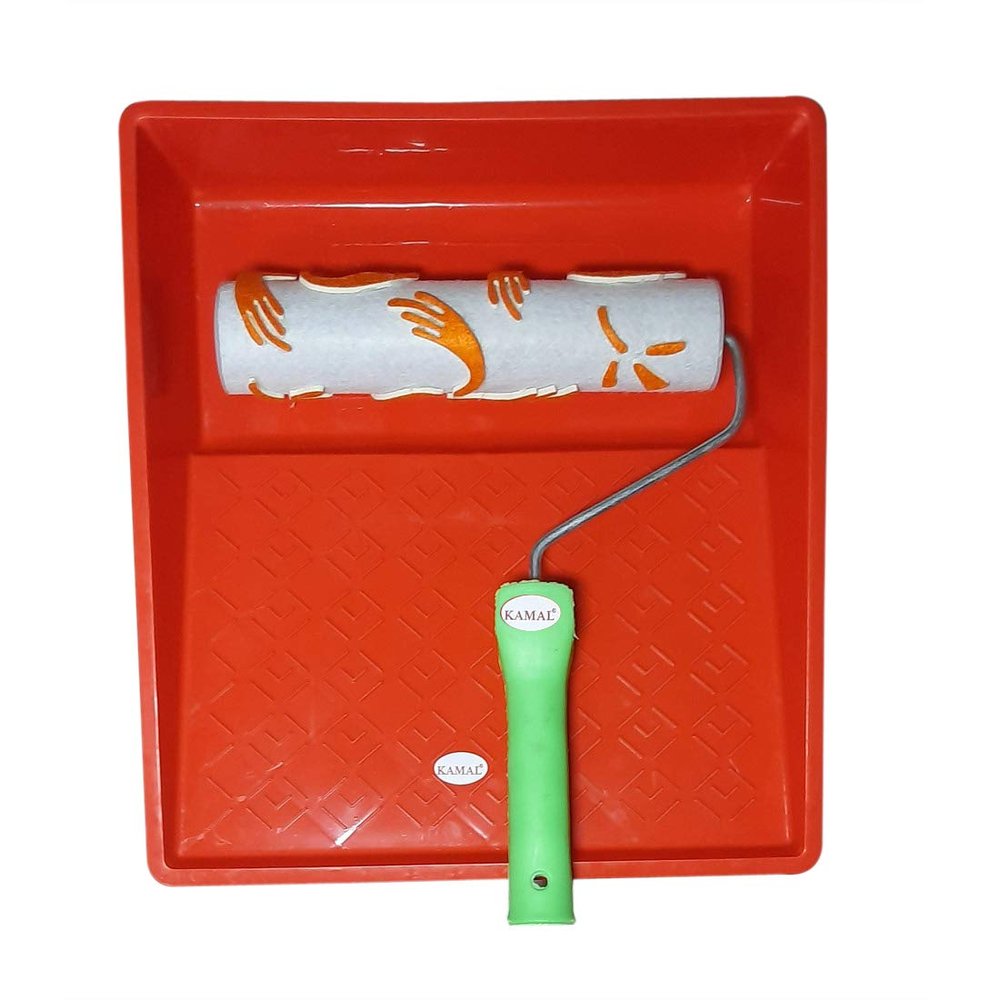 KAPIL Bloom Roller Combo with Premium Paint-Tray for Wall