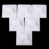 Gilhot Cable Ties Adhesive Mounts, 25mm x 25mm White Nylon Zip Cable Tie Mount for Wire Clips Wraps Base Holder Sticky Pads Cable Organizer(Pack Of 100) view 4