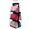 Vroxy 6 Pocket Large Clear Purse Handbag Hanging Storage Bag Organizer Closet Tidy Closet Organizer Wardrobe Rack Hanger Holder for Fashion Handbag Purse (Assorted) view 1