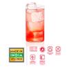 Borosil Vision 6pc Transparent Drinking Glass | Borosilicate Glass Tumblers for Water, Cold Drinks, Juice | Flame Proof, Microwave & Dishwasher Safe | for Daily use & Gifting (2pc Clear, 350 ml) view 2