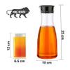 Arura Drinkware Combo Set - Transparent Unbreakable Water Juice Jug and 6 pcs Glass (1-Pcs Jug) And (6-Pcs Glass) view 2