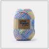 Vardhman Blanket Knitting Yarn Thick/Mottu Multi Cream Blue (1 Ball 200 Gram Each) Wool, 200 gm Best Used with Knitting Needles, Crochet Needles Wool Yarn for Knitting Shade no-6 view 1