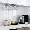 indiabigshop Wrought Iron Tea Cup Stand for 6 Cups, Black view 3