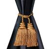Heart Home Polyester 6 Pieces Curtain Tie Back Tassel Set (Gold) CTHH05298 view 3
