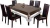 Heart Home Transparent Silver Lace PVC 6 Seater Dining Table Cover 60"x90"(Silver Lace) CTHH5611 view 3