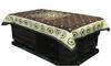 Heart Home Velvet 4 Seater Center Table Cover (Brown) CTHH8034 view 2