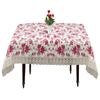 Heart Home PVC 4 Seater Center Table Cover (Cream) 40 x 60 Inches CTHH8037 view 4