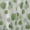 Heart Home PVC 7 Feet Shower Curtain with 8 Hooks (Green)- CTHH418 view 3